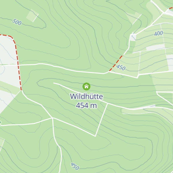 Map of Wildhütte