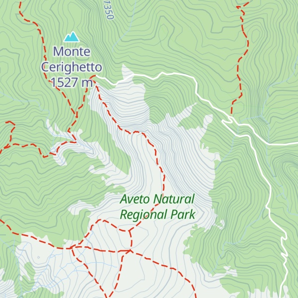 Map of Monte Aiona Cima Nord