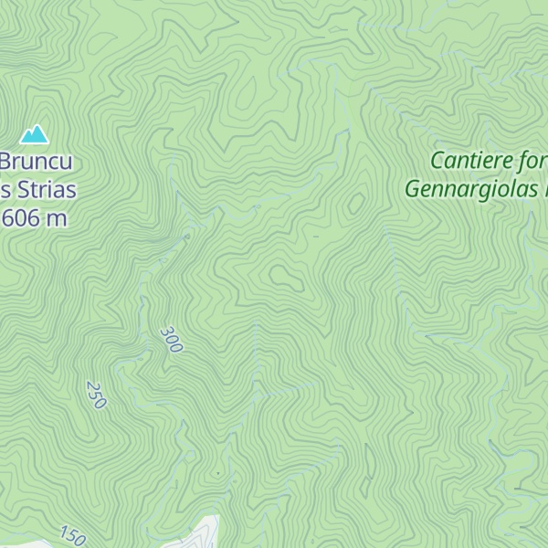 Map of Bruncu Berrita