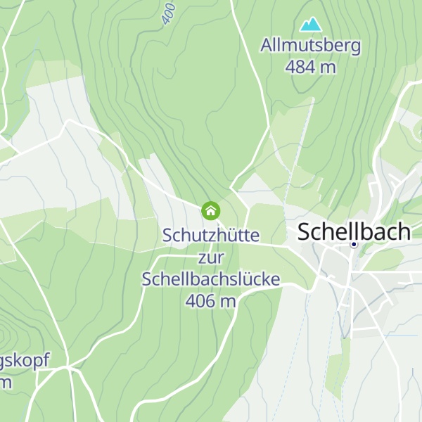 Map of Schutzhütte zur Schellbachslücke