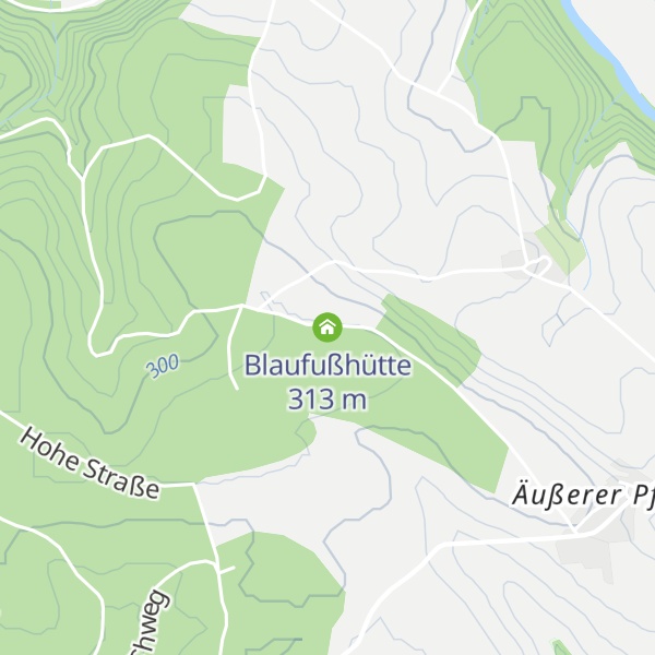 Map of Blaufußhütte