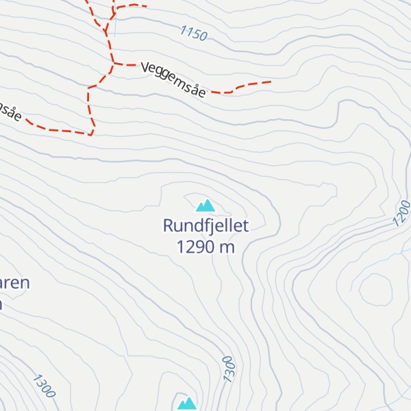 Map of Rundfjellet