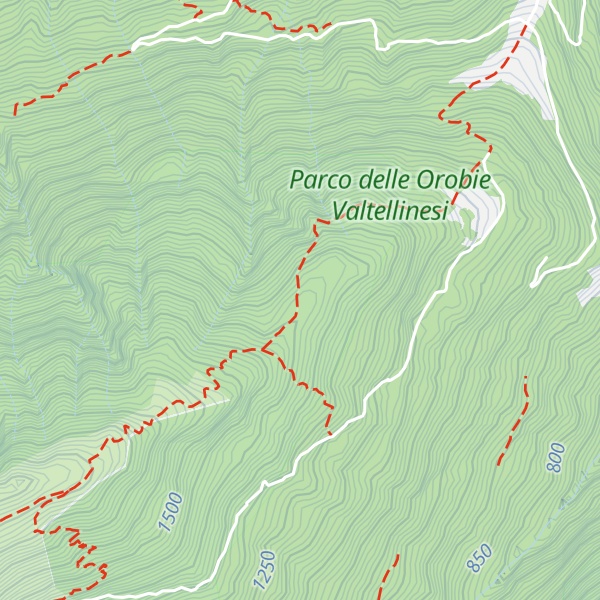 Map of Motto dei Larici
