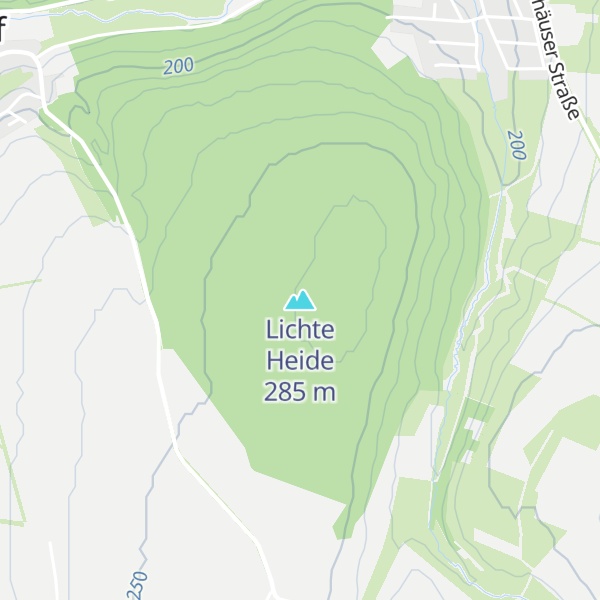 Map of Lichte Heide