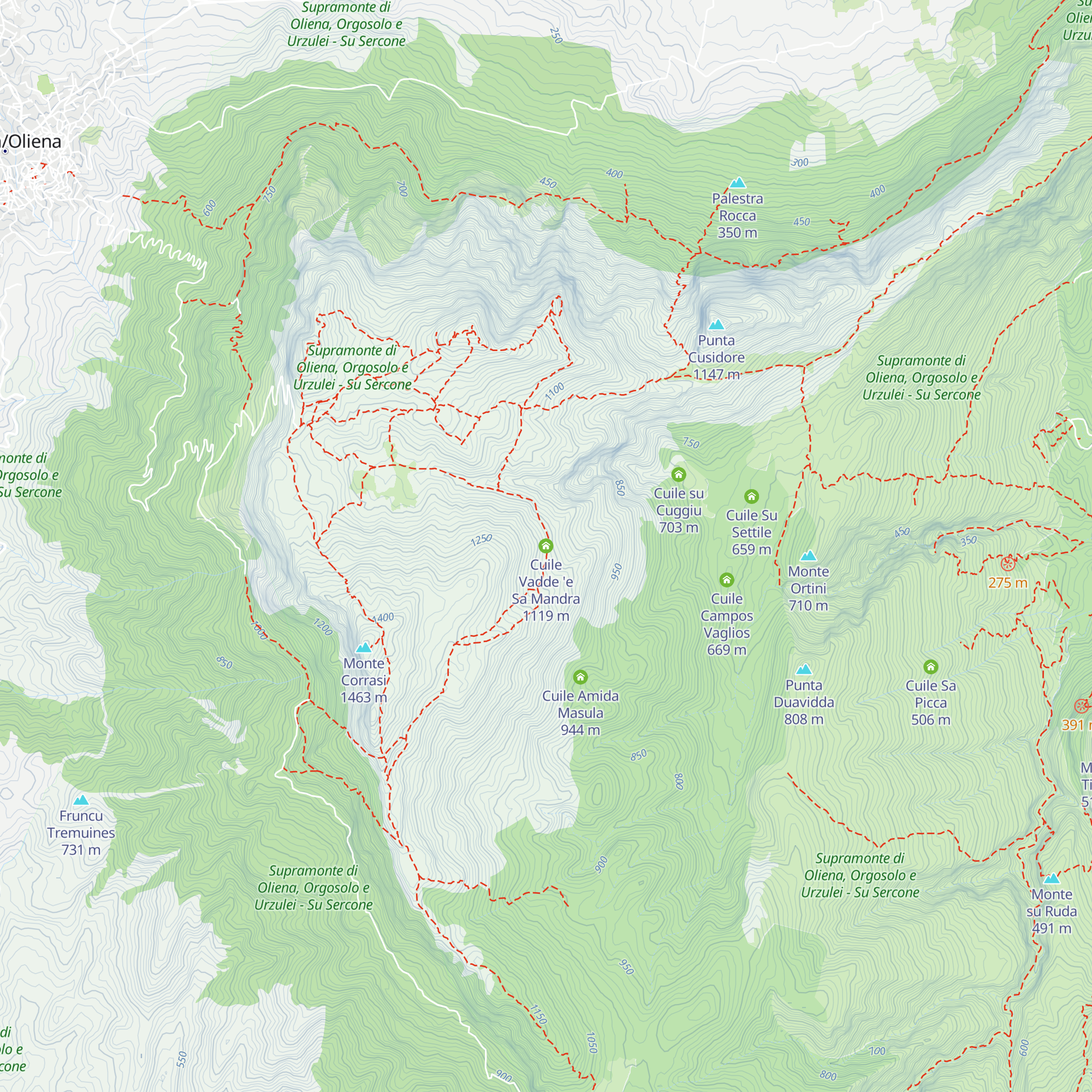 Cuile Vadde 'e Sa Mandra map