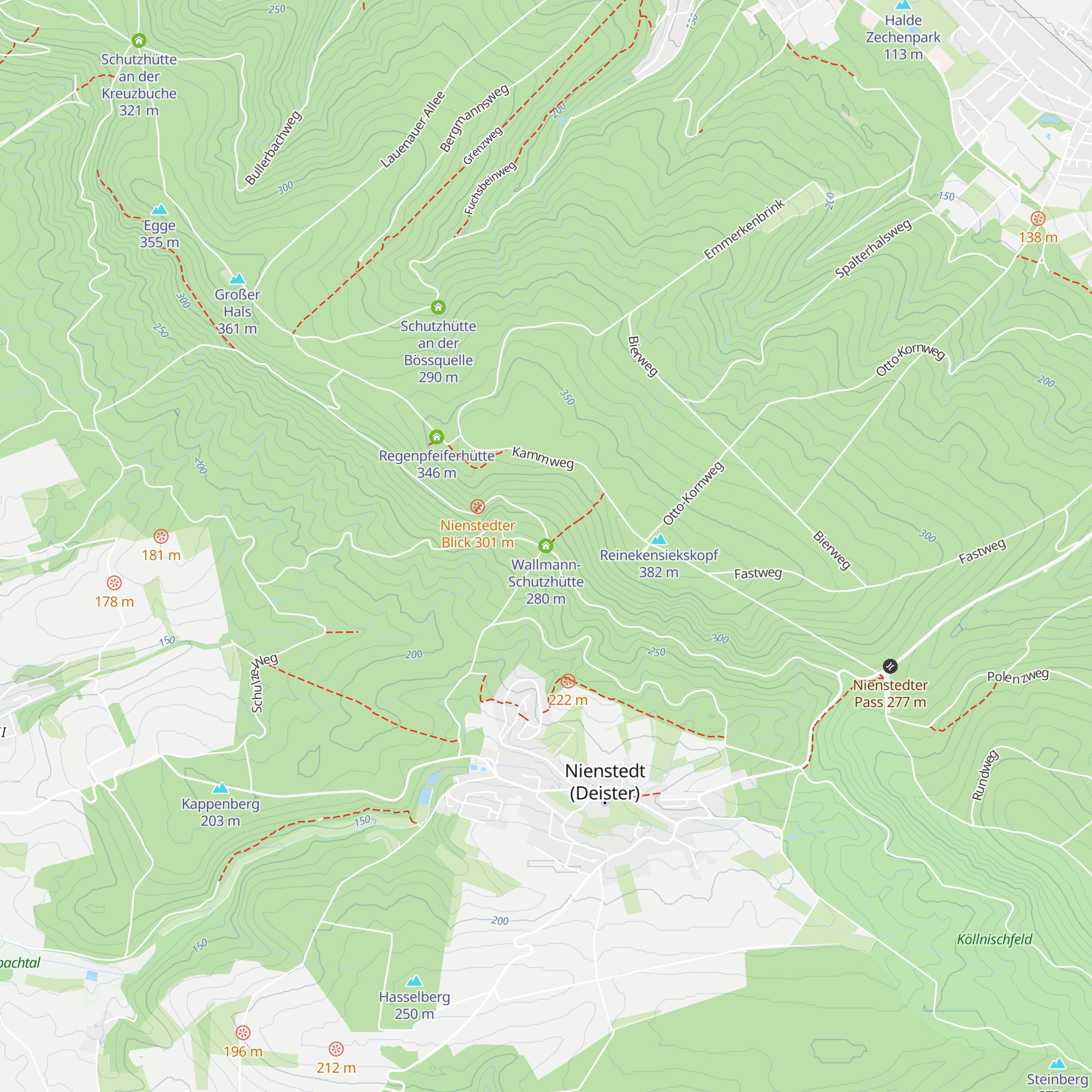Wallmann-Schutzhütte map