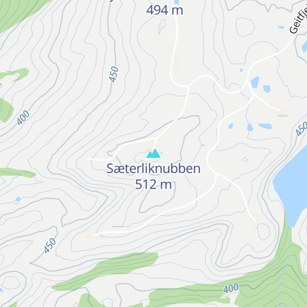 Map of Sæterliknubben