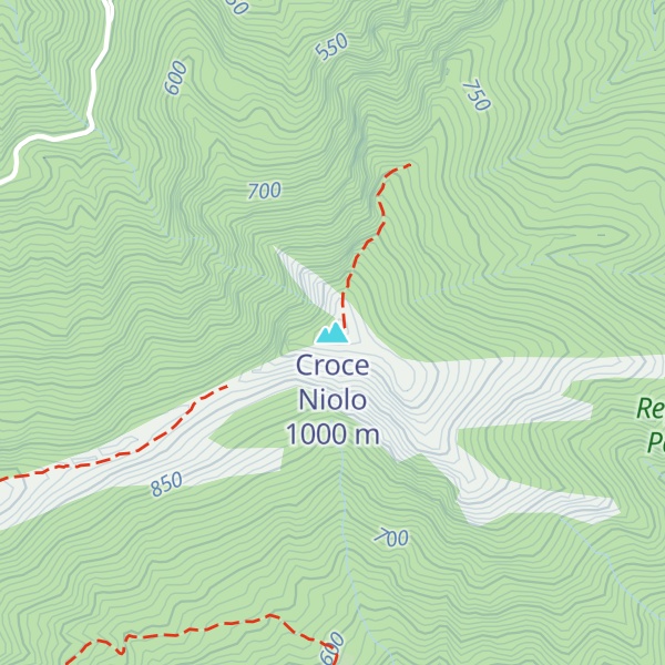 Map of Croce Niolo