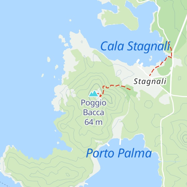 Map of Poggio Bacca