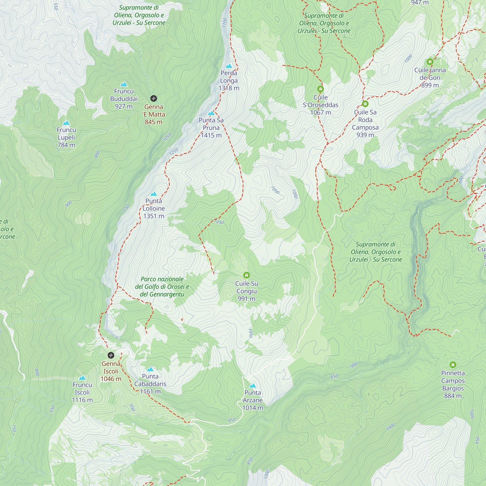 Cuile Sa Ferula map