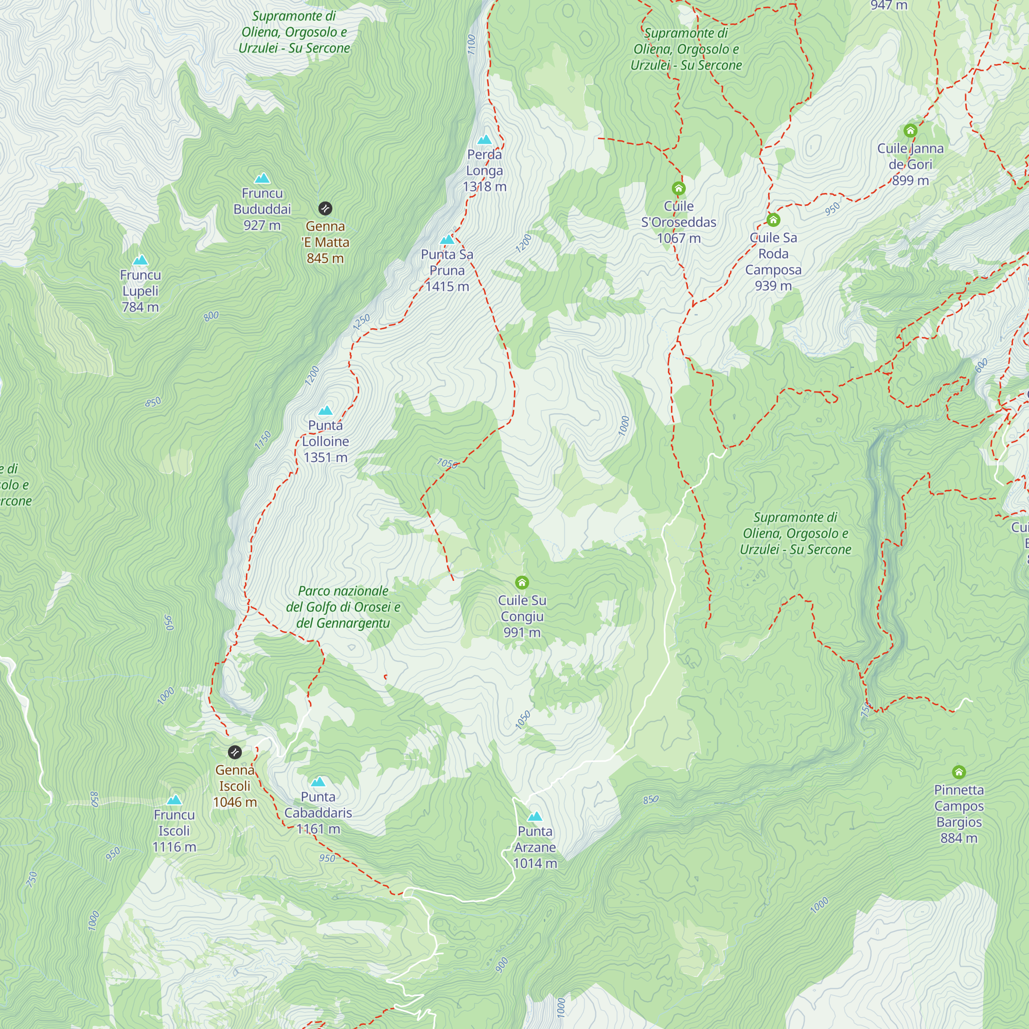 Cuile Sa Ferula map