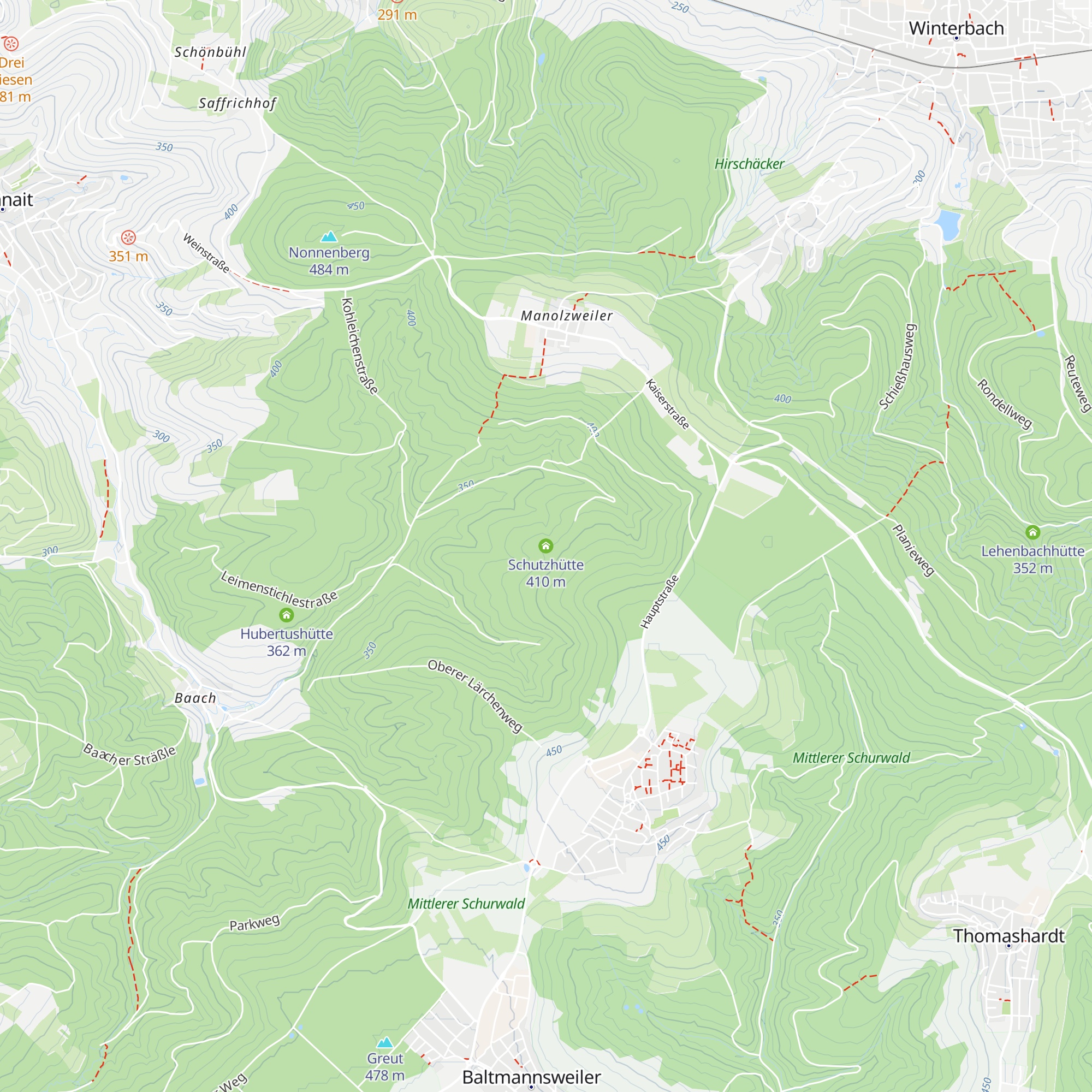 Schutzhütte map