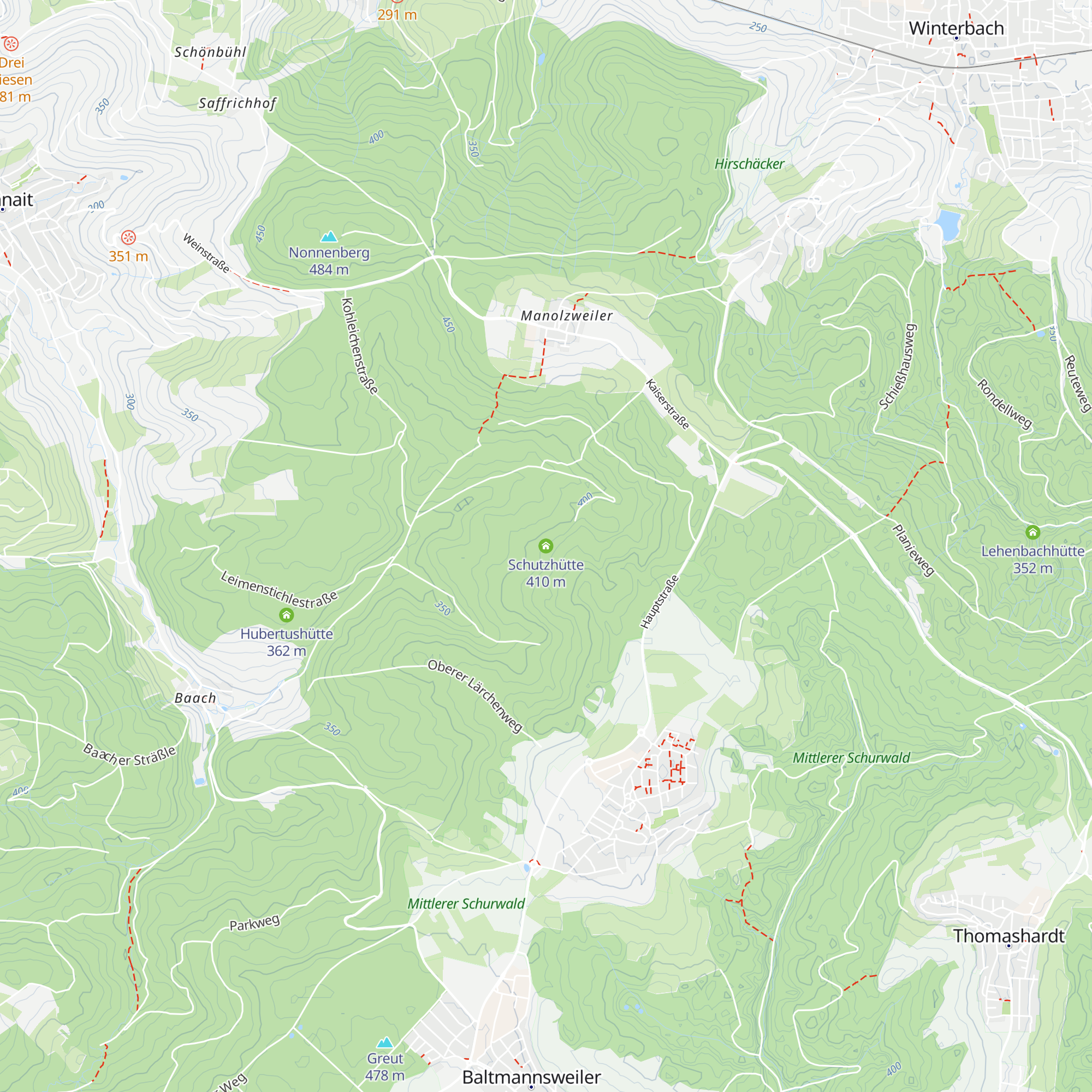 Schutzhütte map
