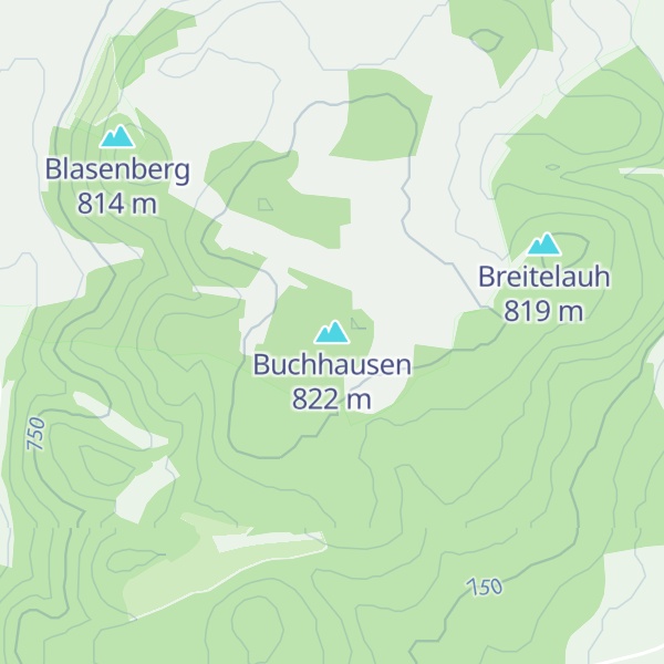 Map of Buchhausen