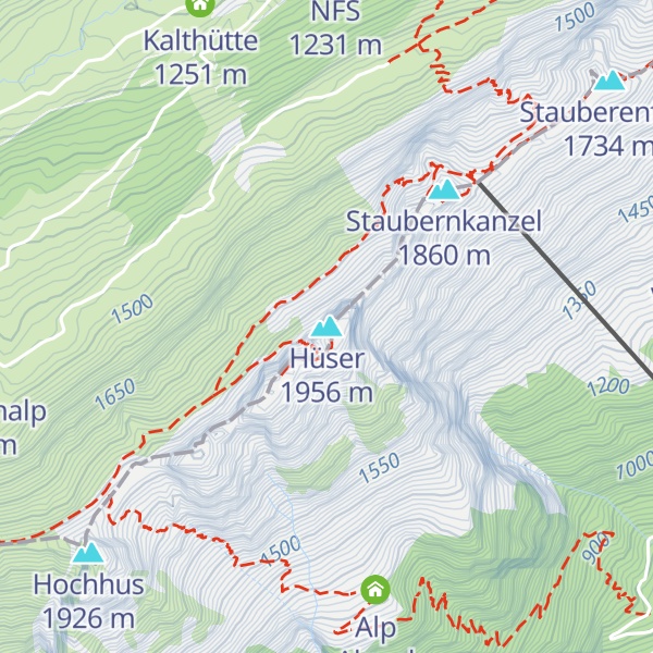 Map of Hüser