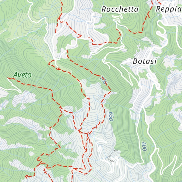 Map of Monte Comarella