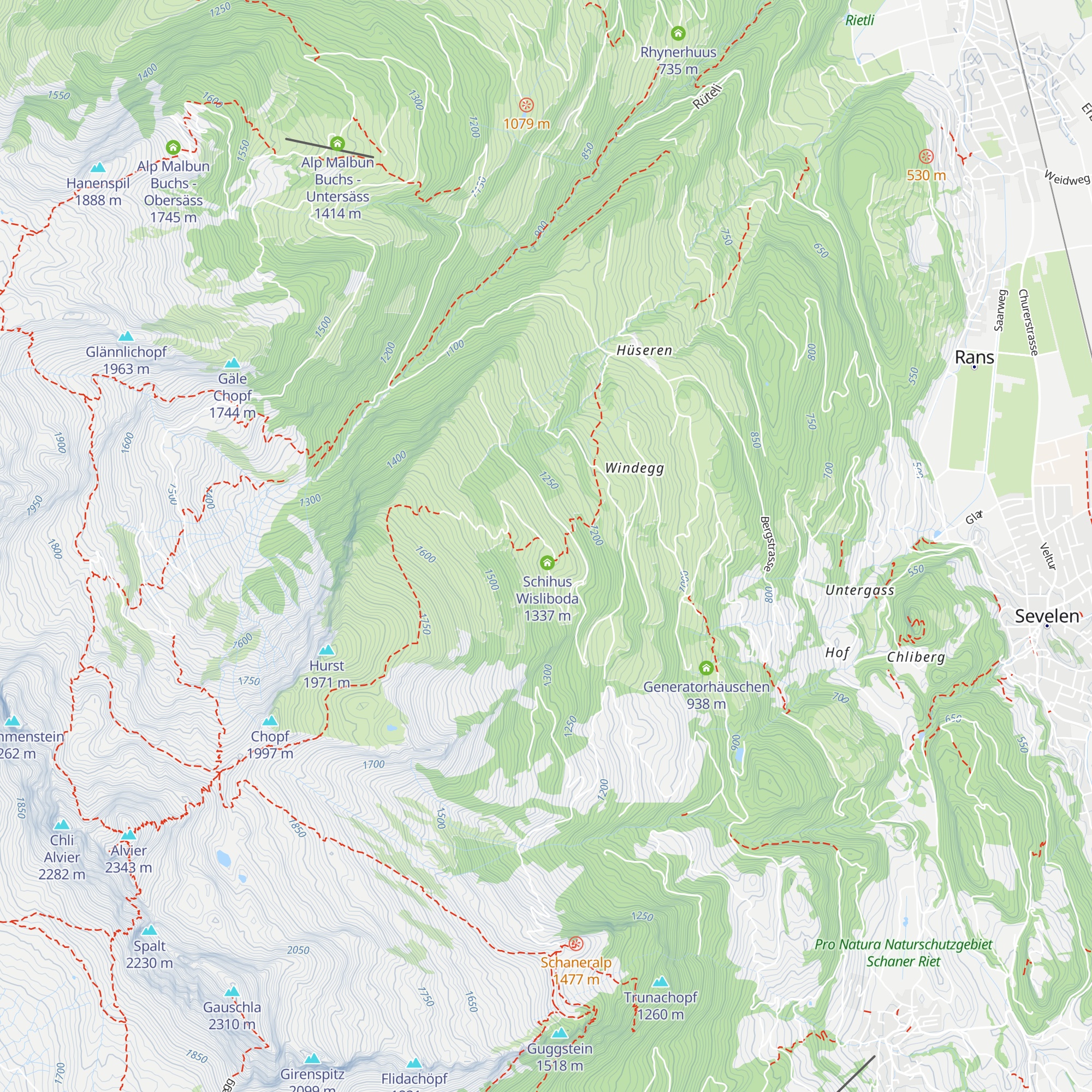 Alp Wisliboda map