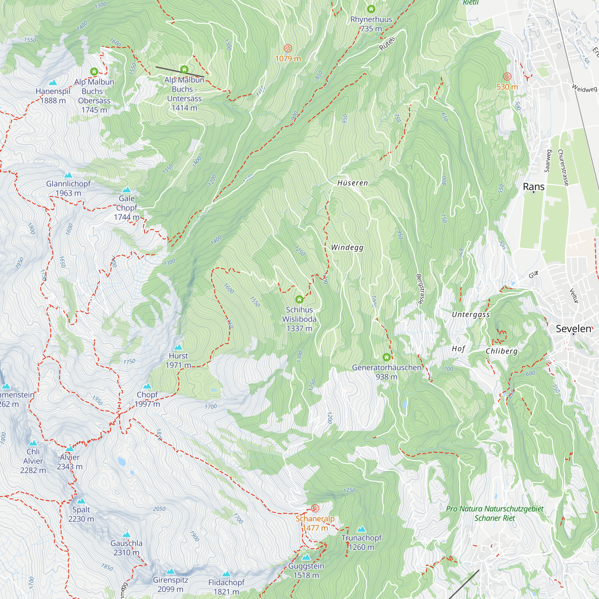 Schihus Wisliboda map