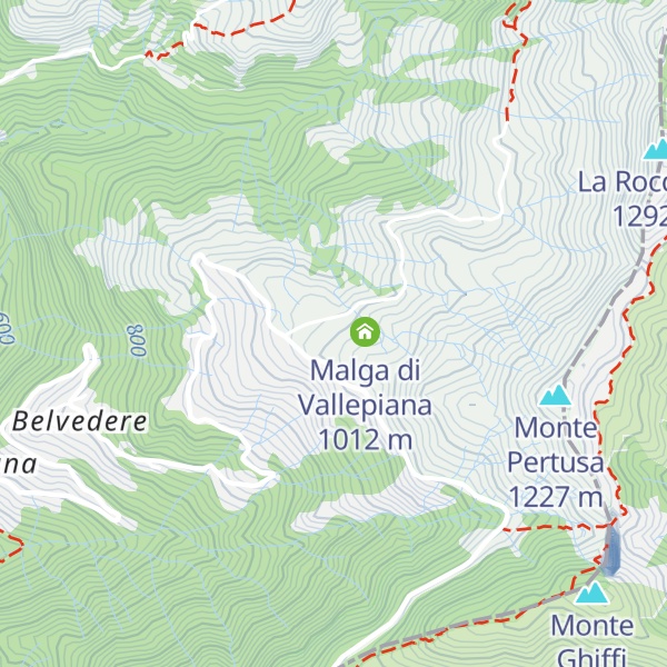 Map of Malga di Vallepiana