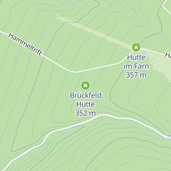 Map of Brückfeld Hütte