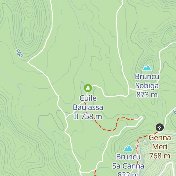 Map of Cuile Baulassa II