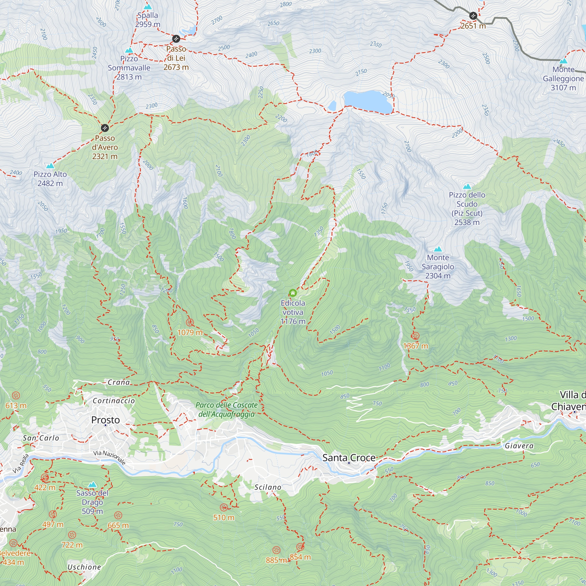 Edicola votiva map