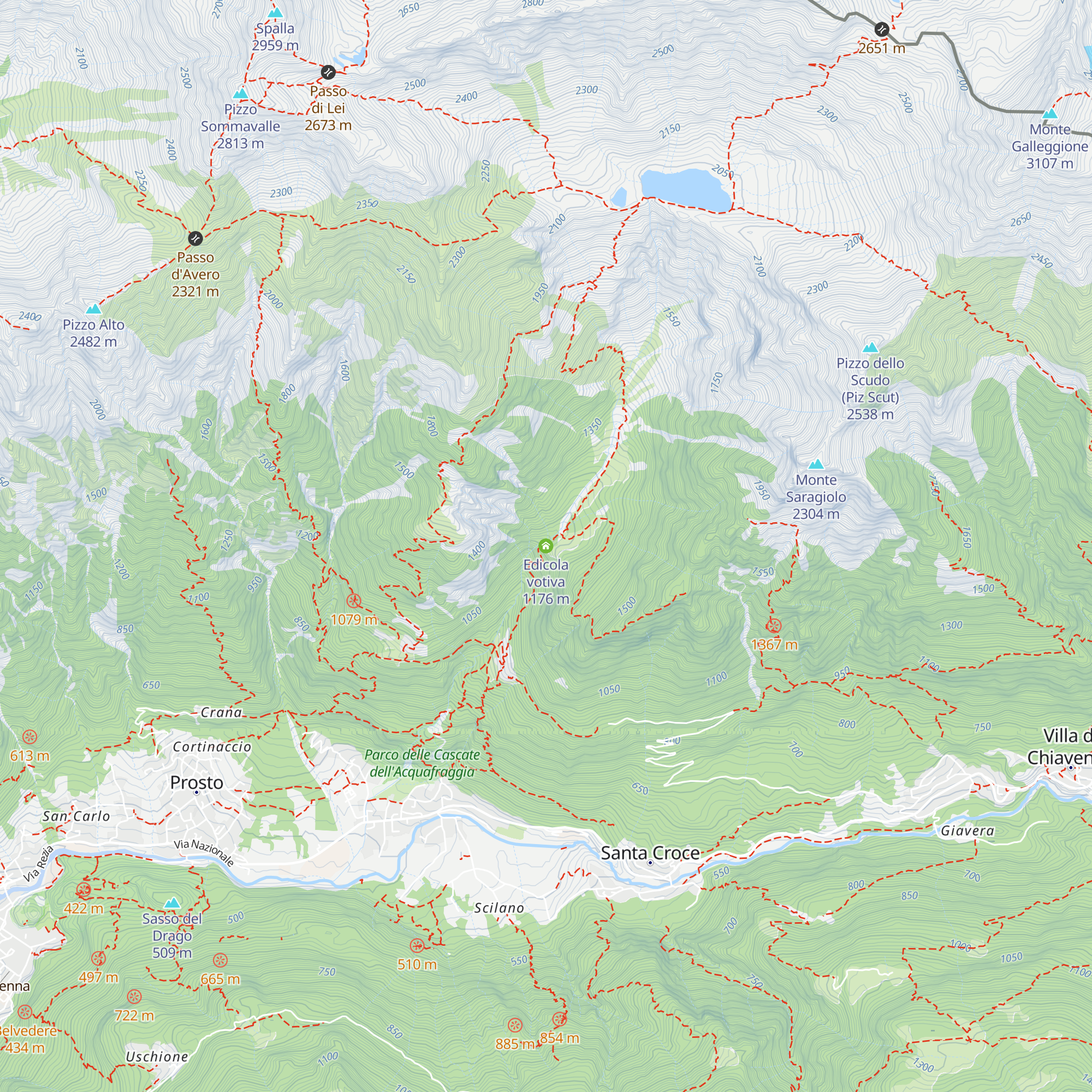 Edicola votiva map