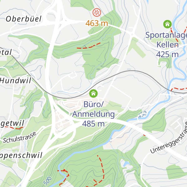 Map of Büro/ Anmeldung