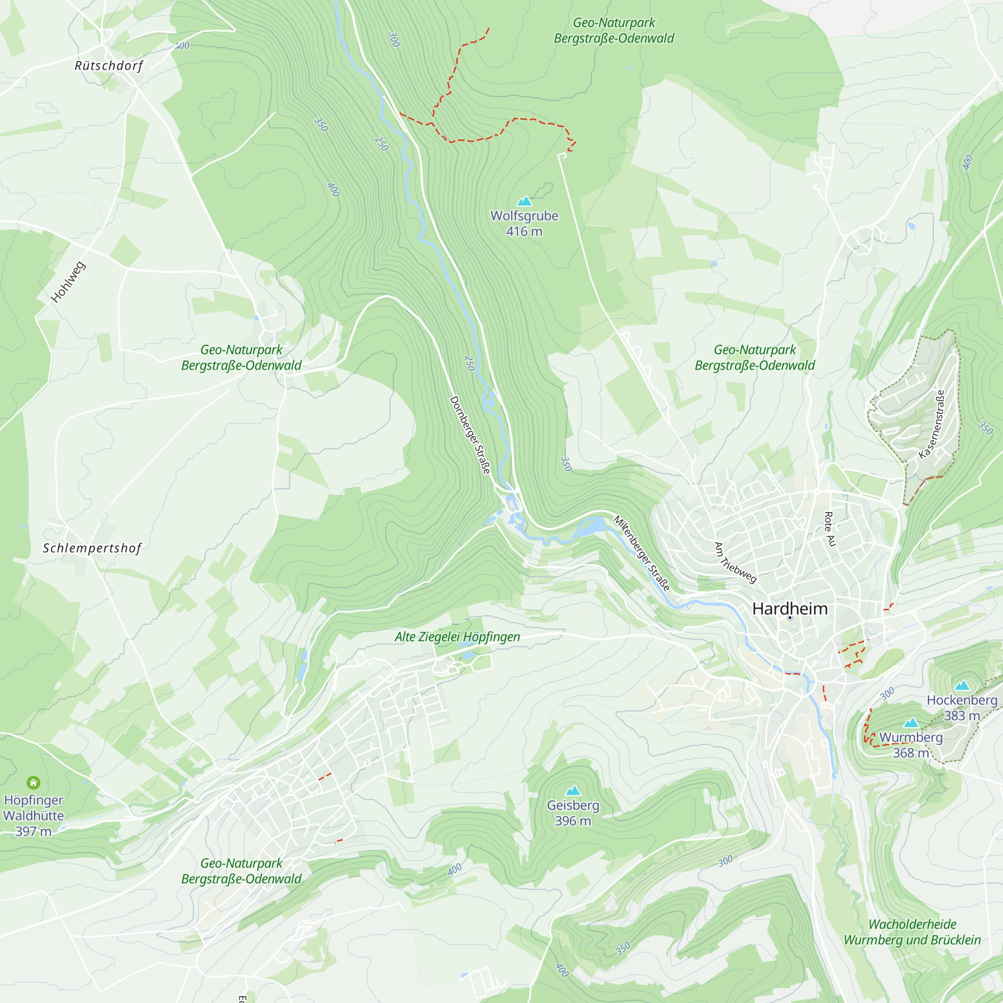 Mühlbachhütte map