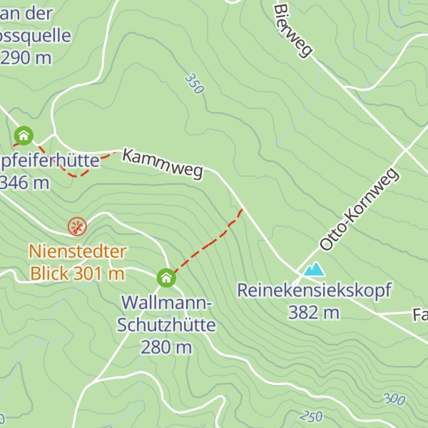 Map of Naturdenkmal Teufelskanzel im Deister ND HM 174