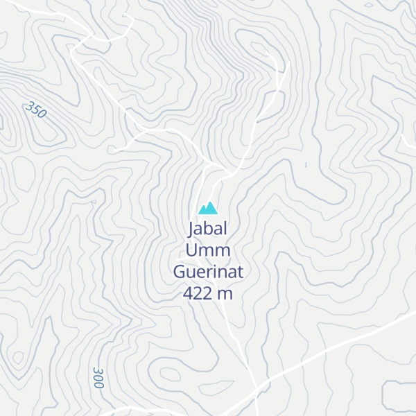 Map of Jabal Umm Guerinat
