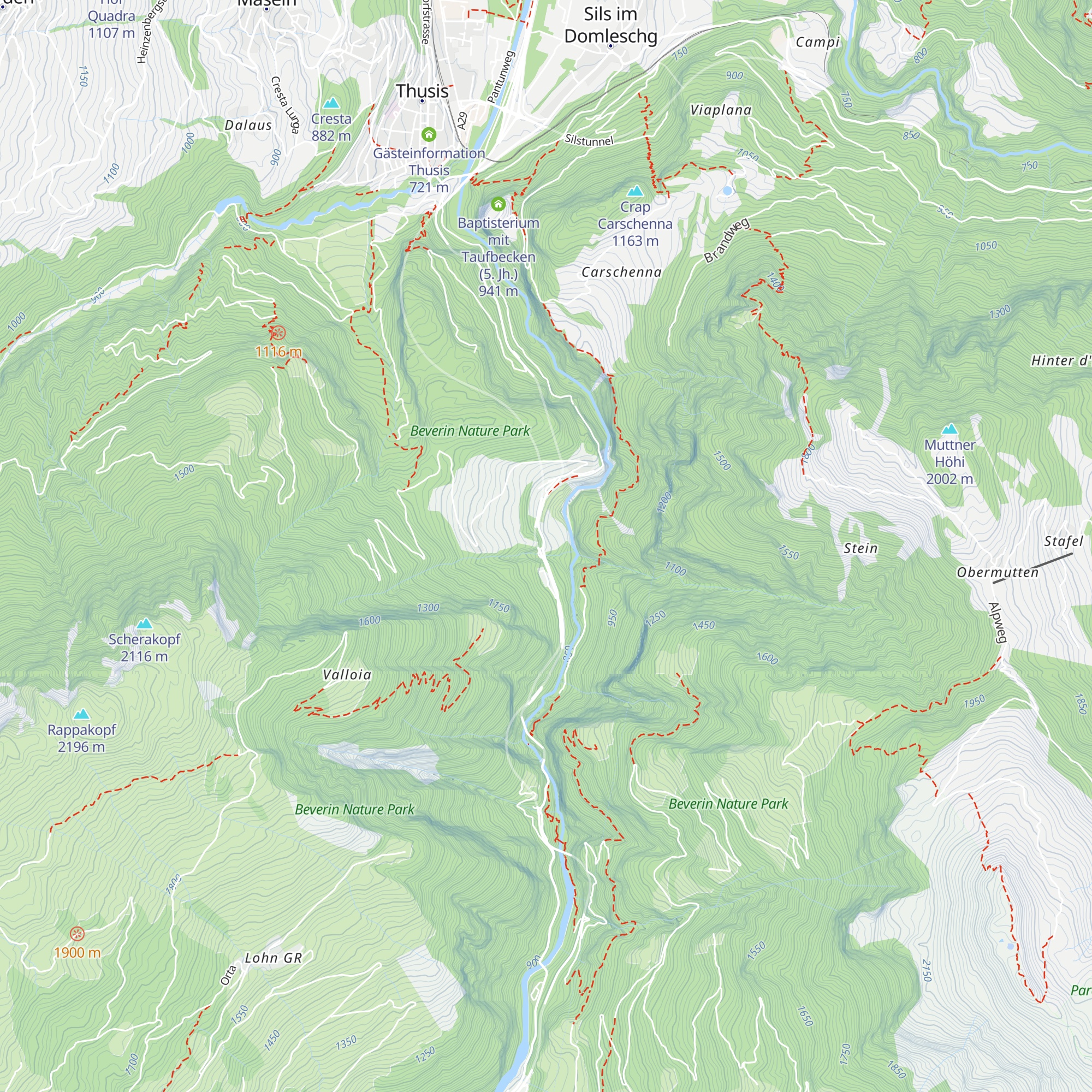 Zur alten Post map