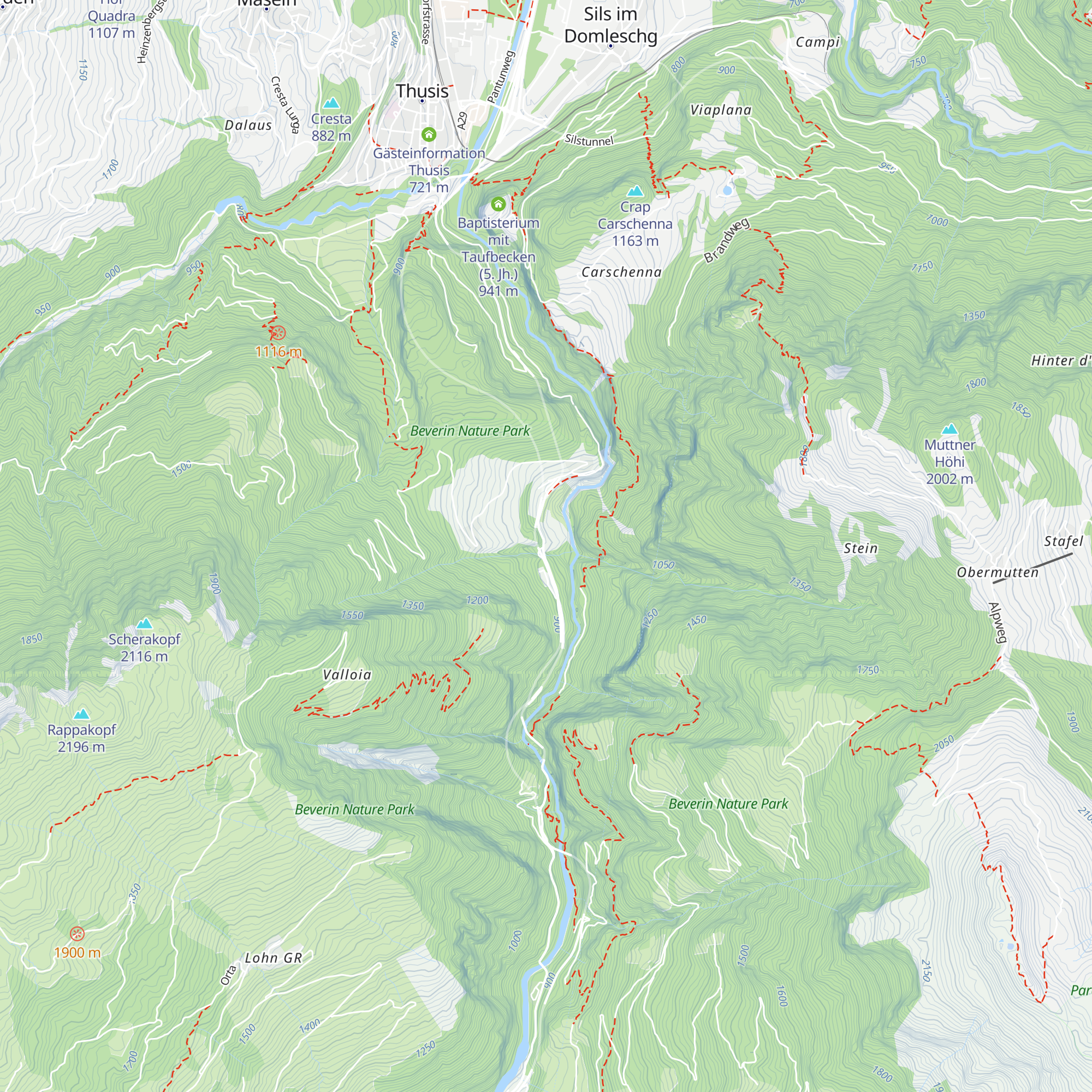 Zur alten Post map