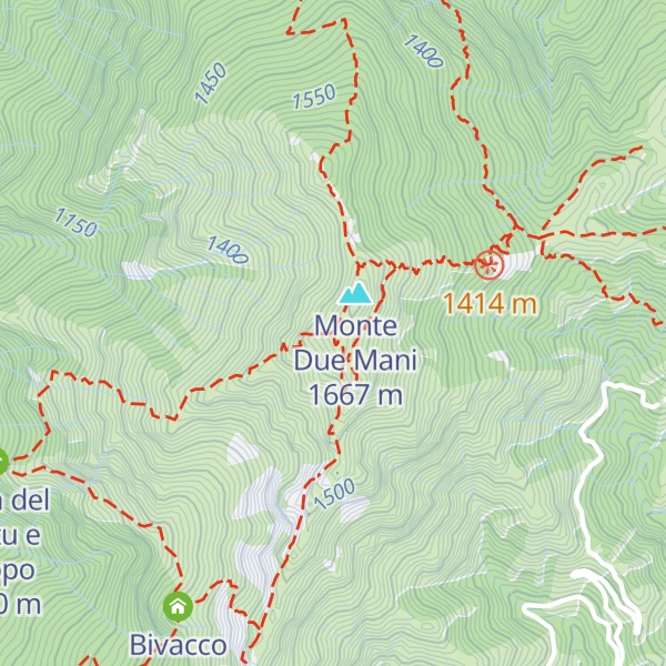Map of Bivacco Locatelli-Scaioli-Milani
