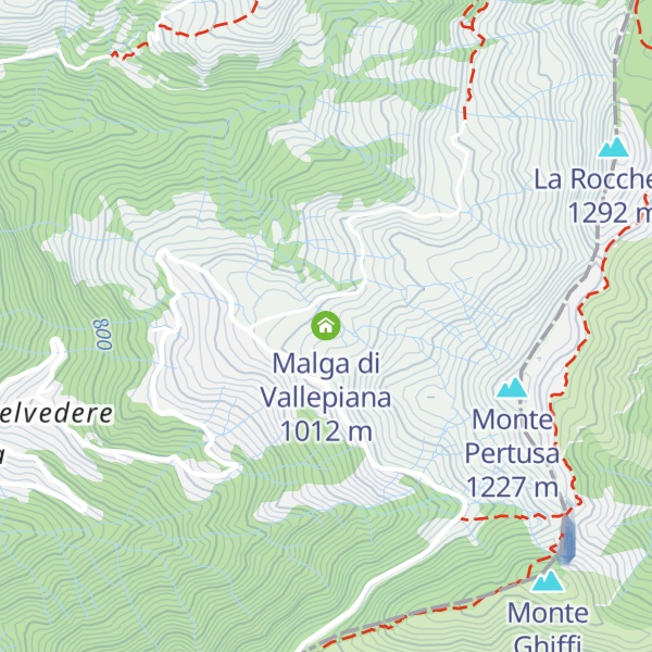 Map of Malga di Vallepiana