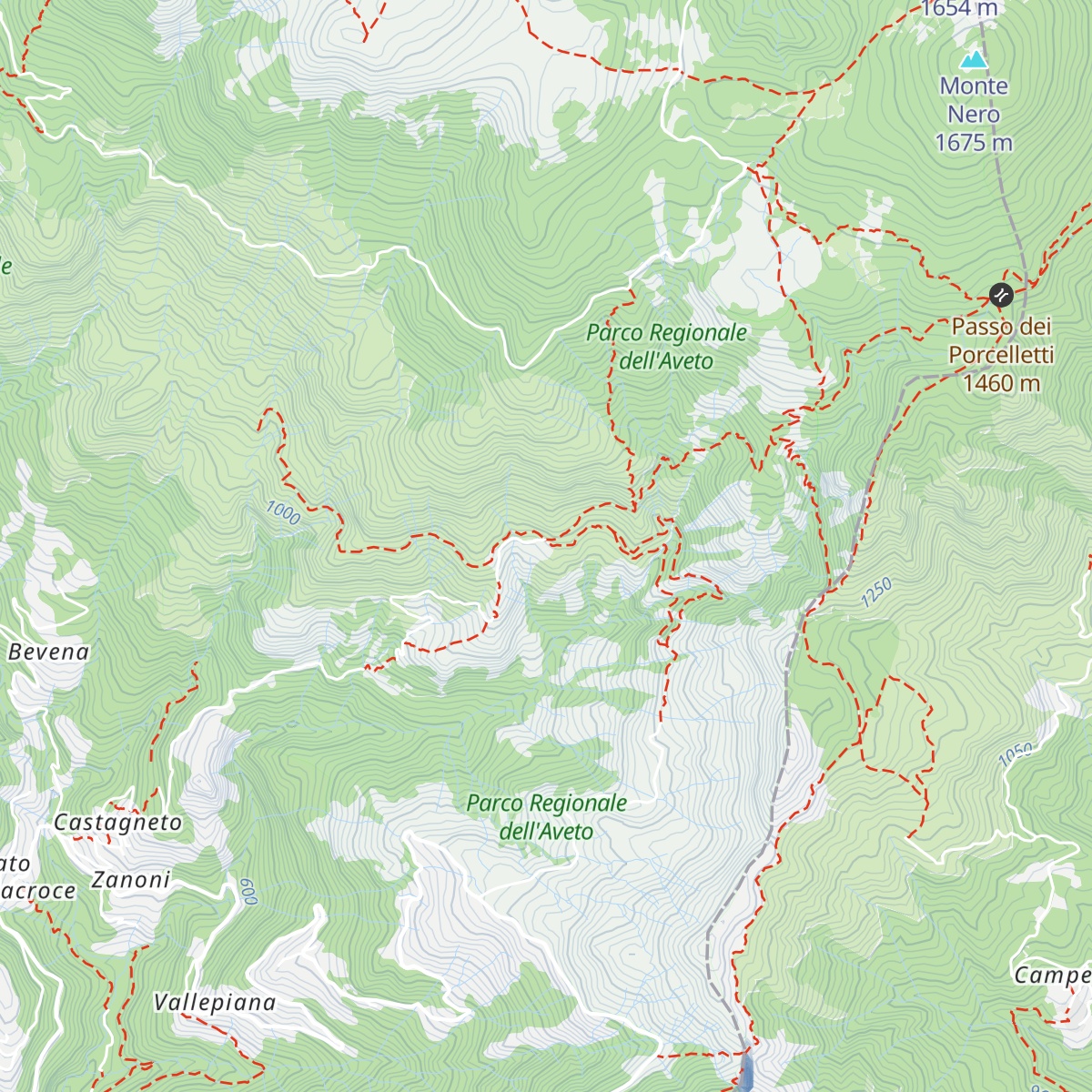 Rifugio Malga Zanoni map