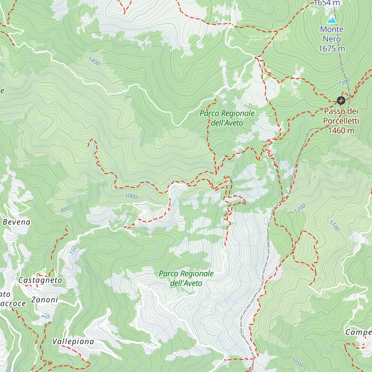 Rifugio Malga Zanoni map