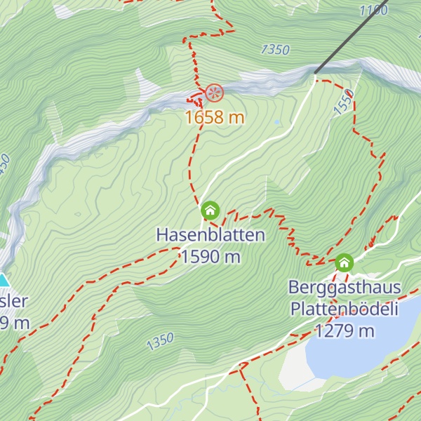 Map of Hasenblatten