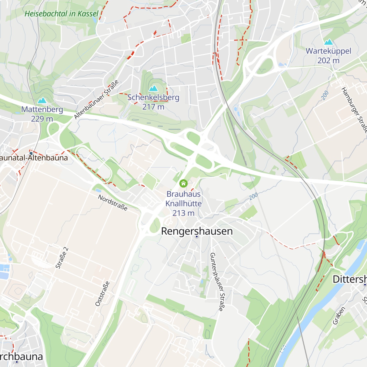 Brauhaus Knallhütte map