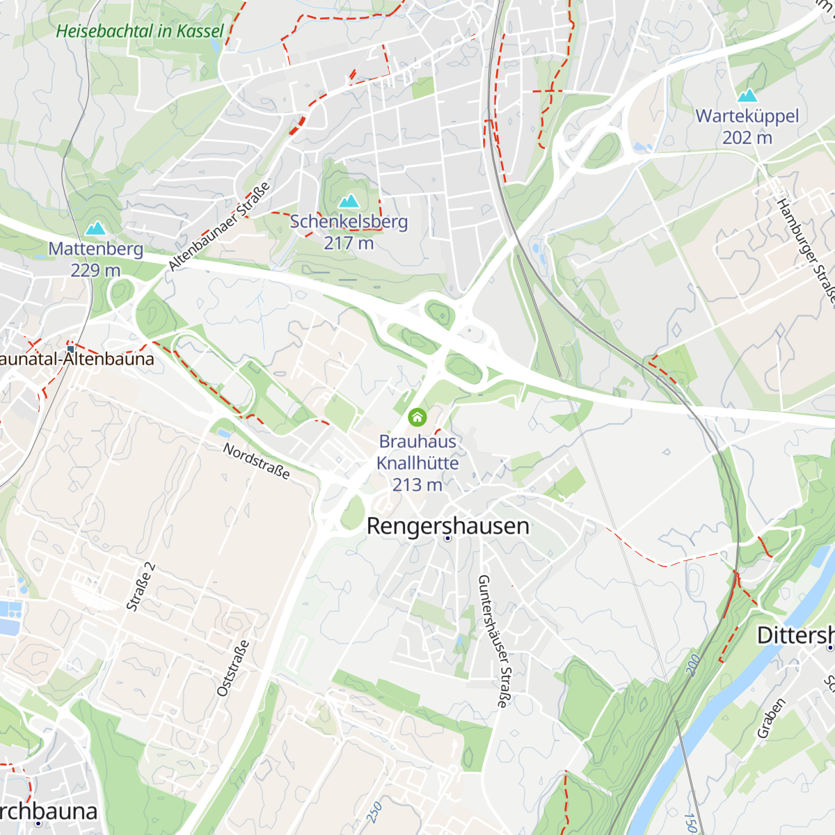 Brauhaus Knallhütte map