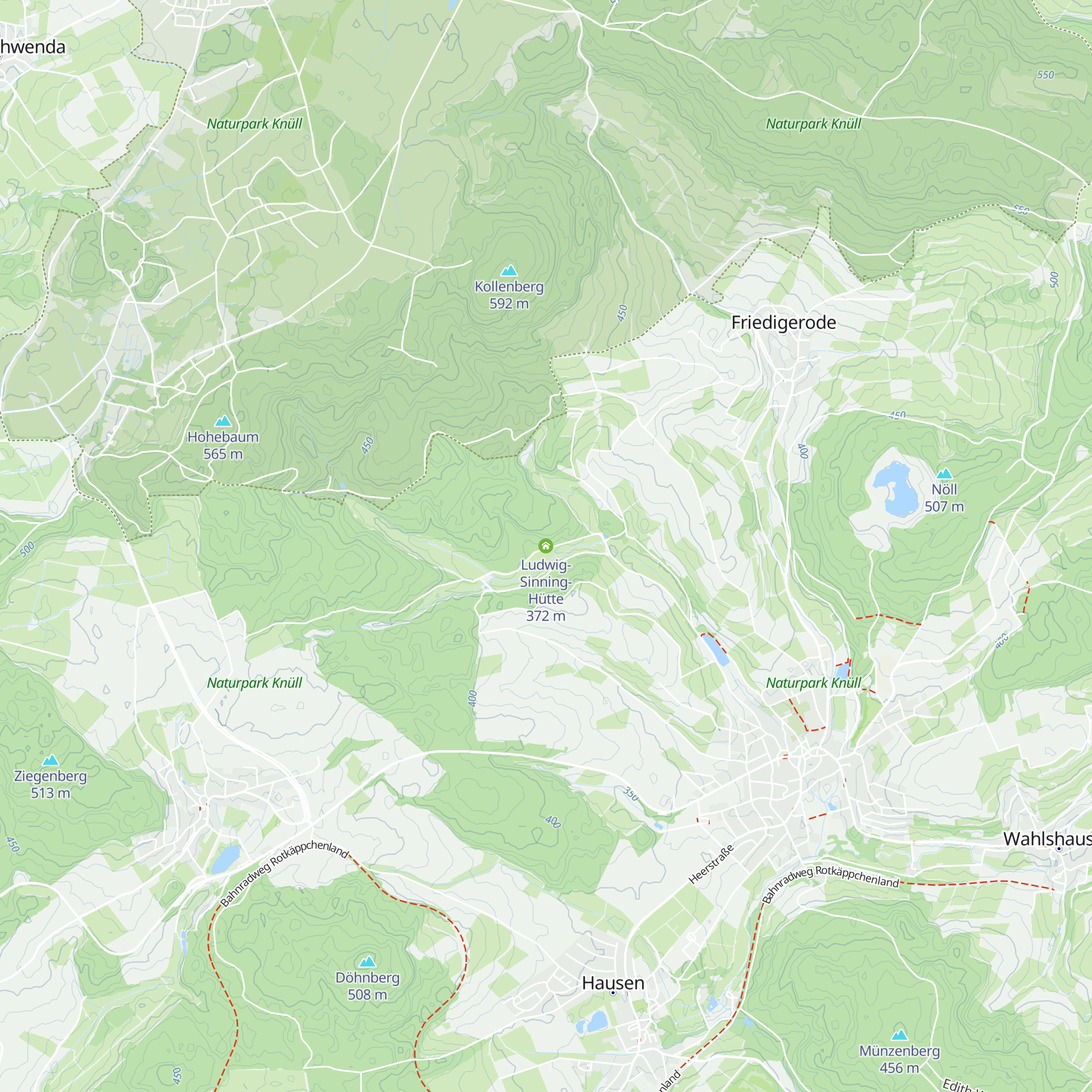Ludwig-Sinning-Hütte map