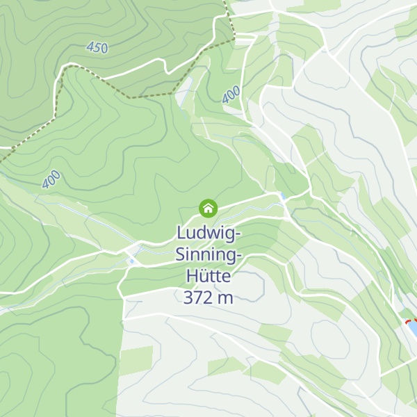 Map of Ludwig-Sinning-Hütte