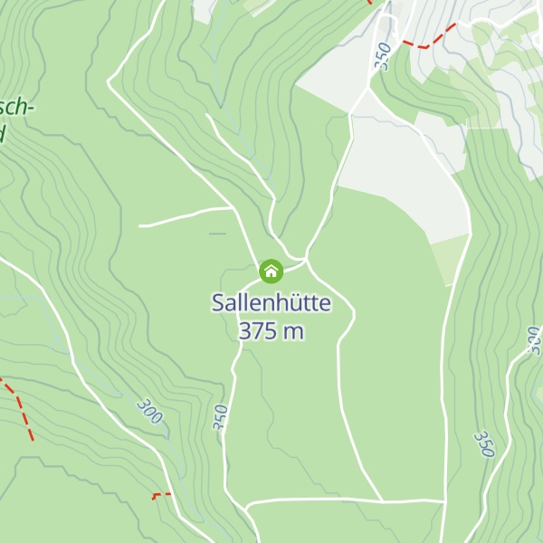 Map of Sallenhütte