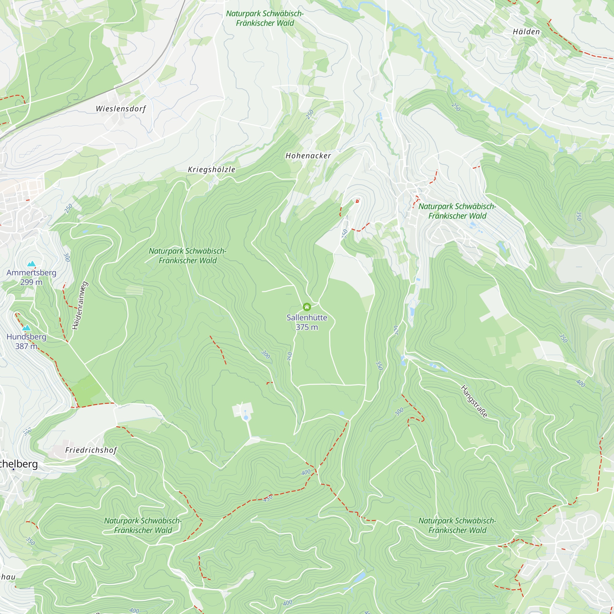 Sallenhütte map