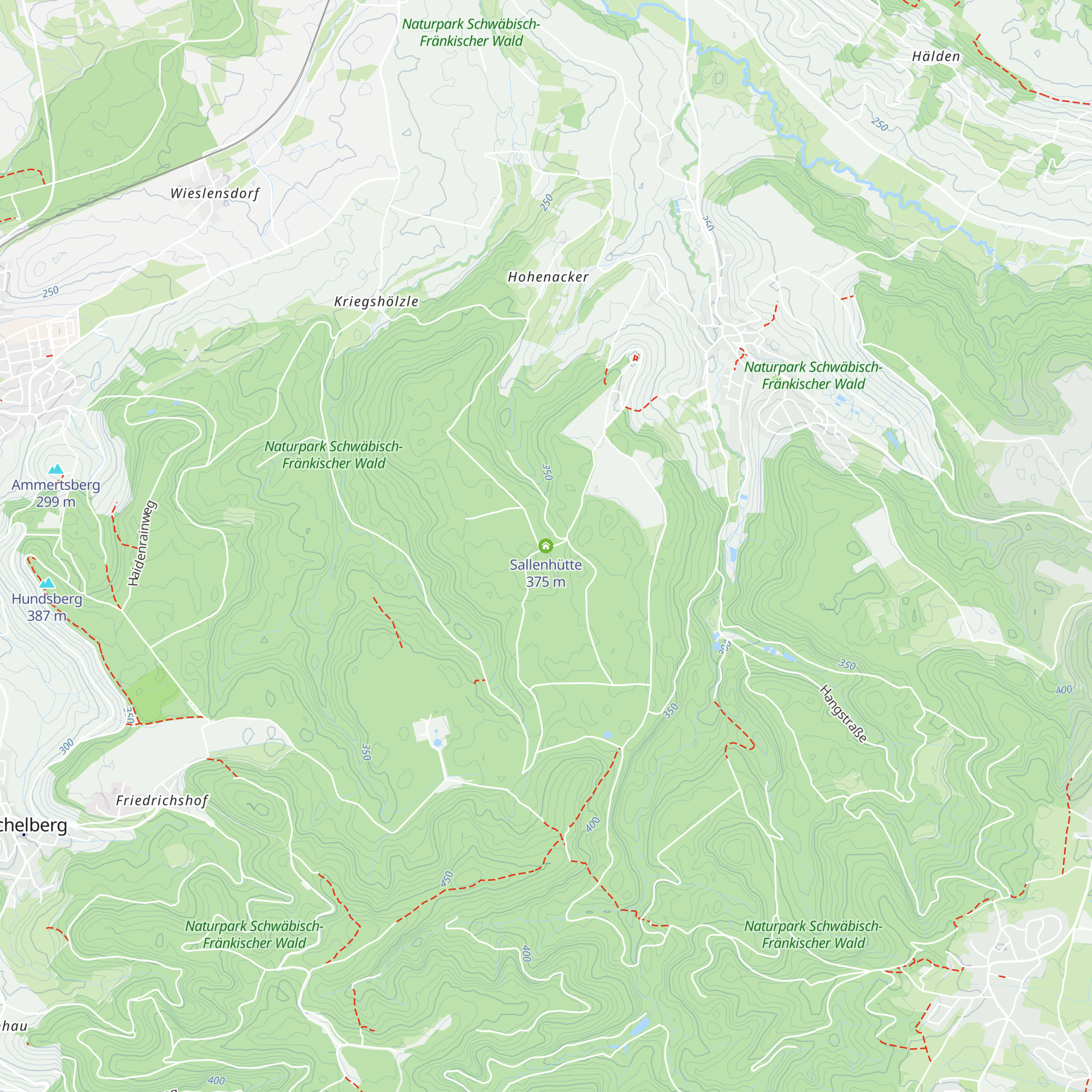 Sallenhütte map