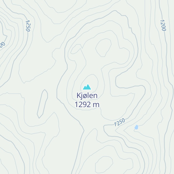Map of Kjølen