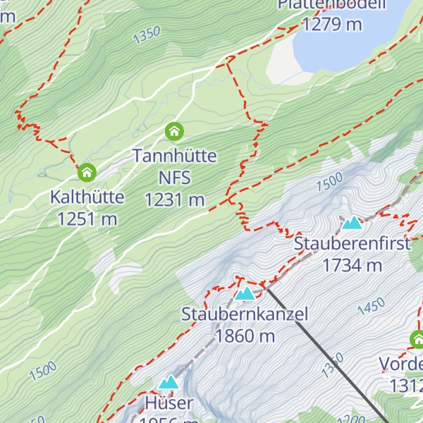 Map of Alp Rainhütten