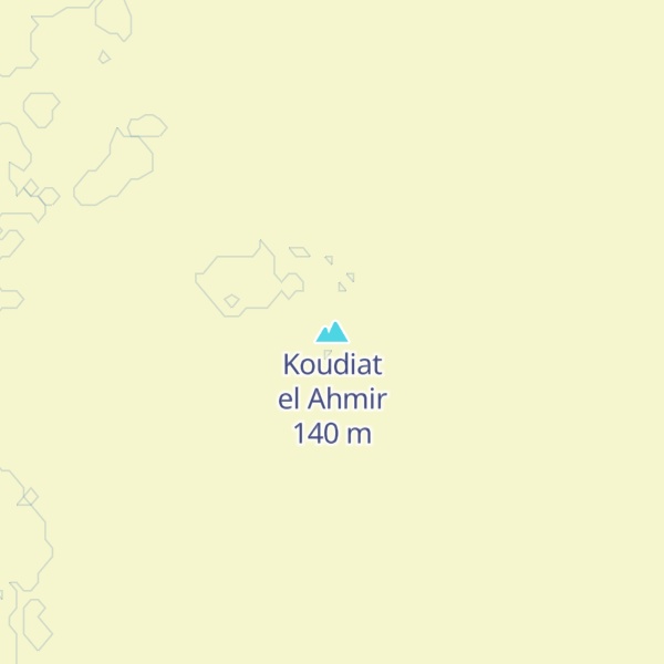 Map of Koudiat el Ahmir