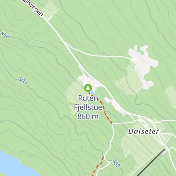 Map of Ruten Fjellstue