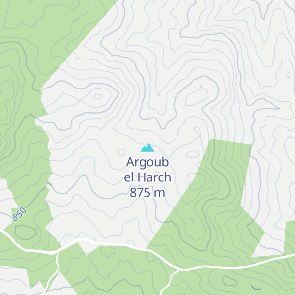 Map of Argoub el Harch